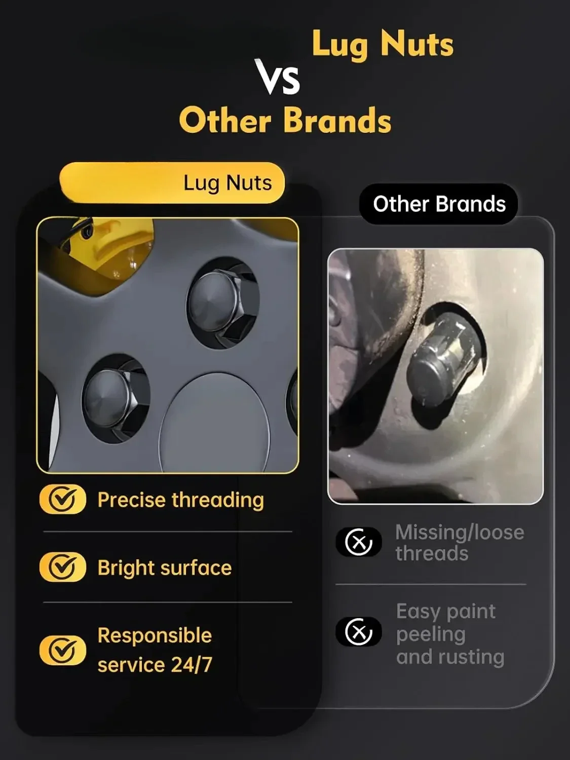 24 шт. M14x1 5 цельный черный OEM заводской стиль большие гайки сиденья из желудя