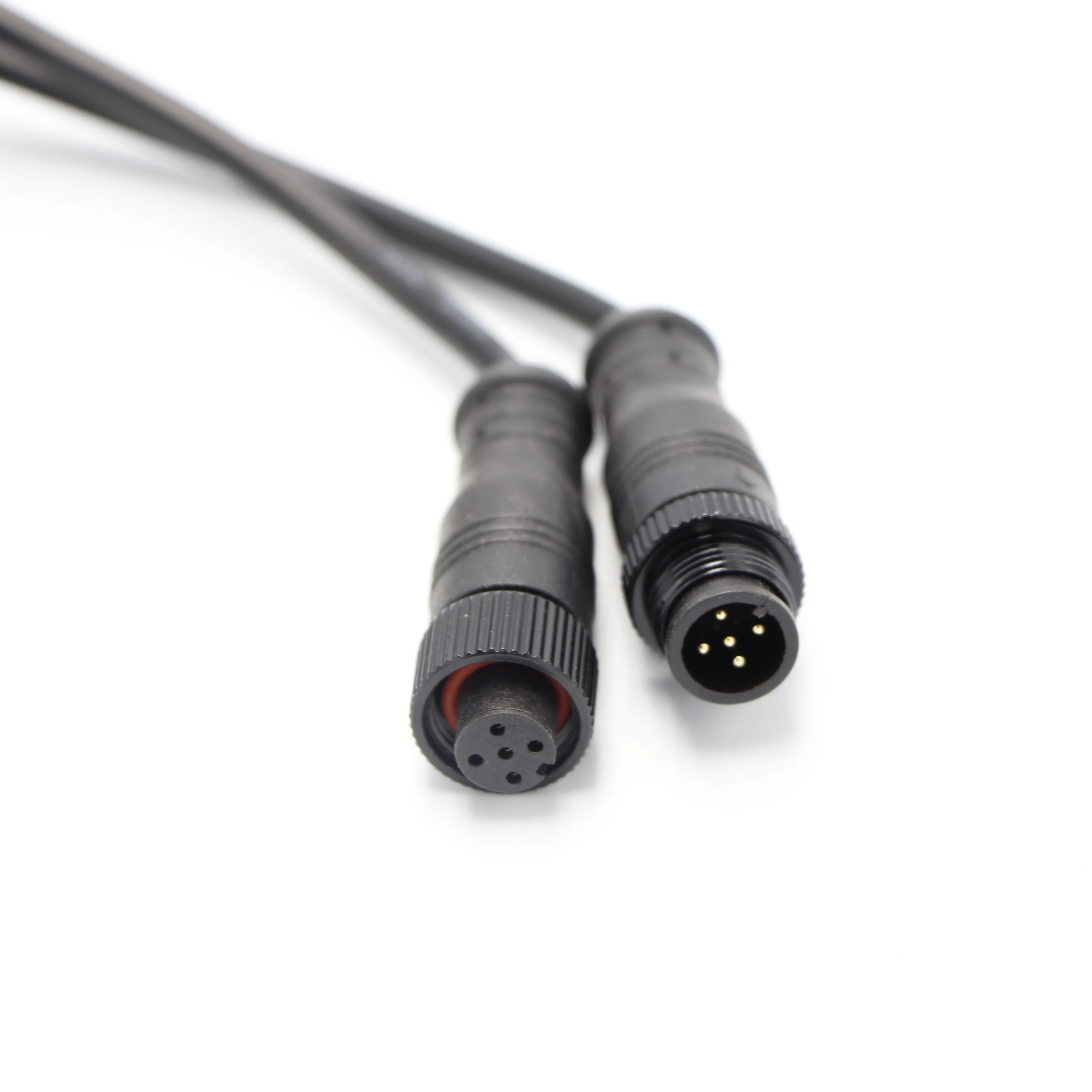 Водонепроницаемые кабельные разъемы IP68 FS020 M12 металлическая гайка 5Pin