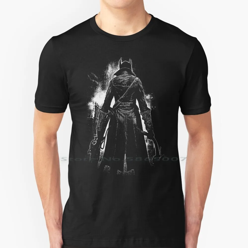 

Футболка с изображением старой крови, 100% хлопок, Темные души, 2, Темные души, 3, демоны, души, демоны, кровавые души, большой размер 6xl, модная фу...