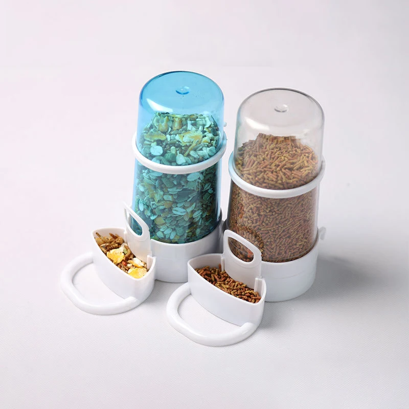 Автоматическая пластиковая миска для кормления птиц, для маленьких домашних животных, ежиков, белки, принадлежности для кормления, миска дл...