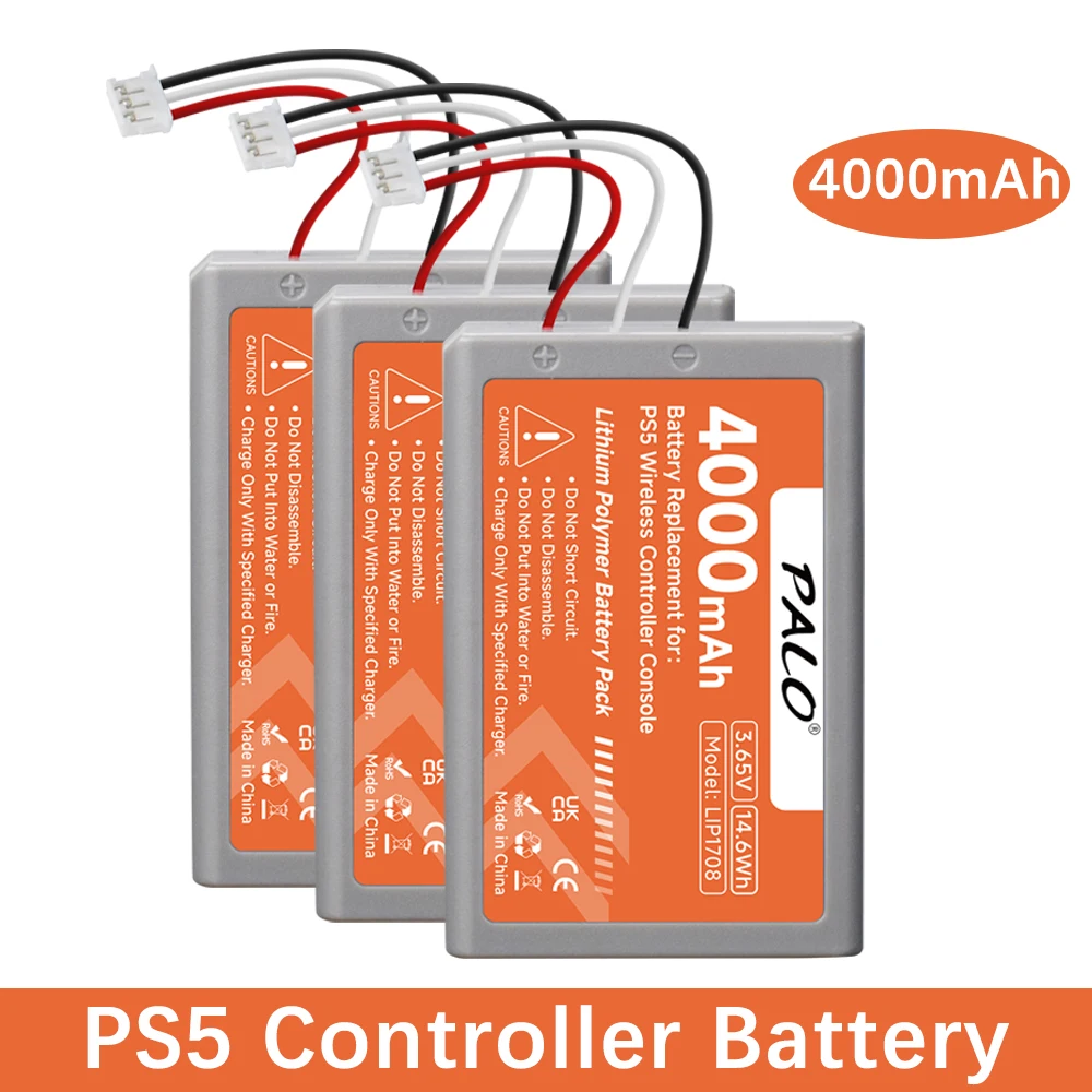 Аккумуляторная батарея LIP1708 для беспроводного контроллера Sony PS5 4000 мАч сменная