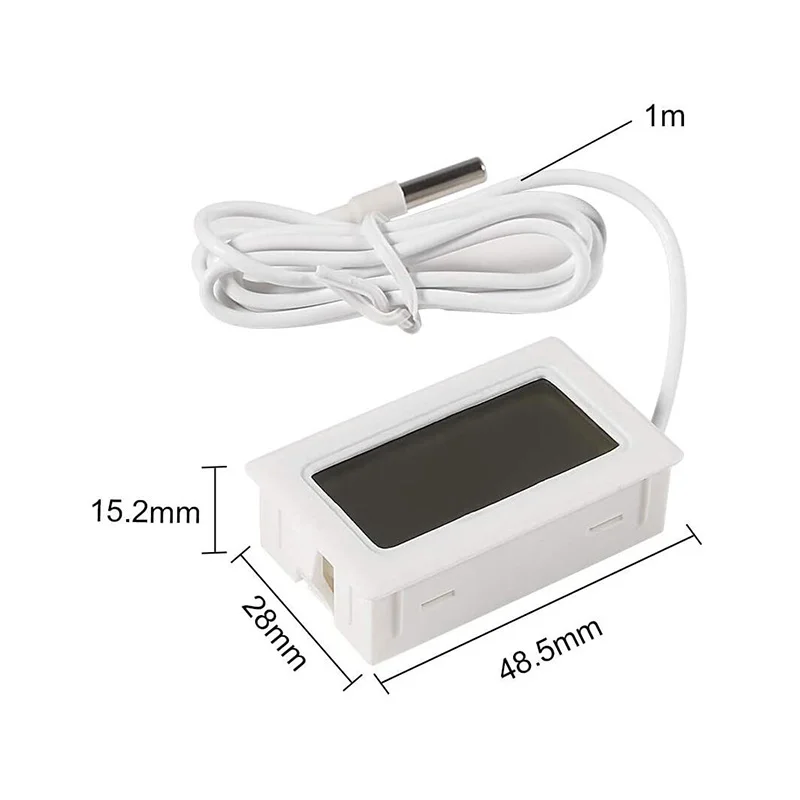 Mini Temperature Sensor LCD Car Digital Thermometer Hygrometer Indoor Outdoor Humidity Meter Gauge Instruments |
