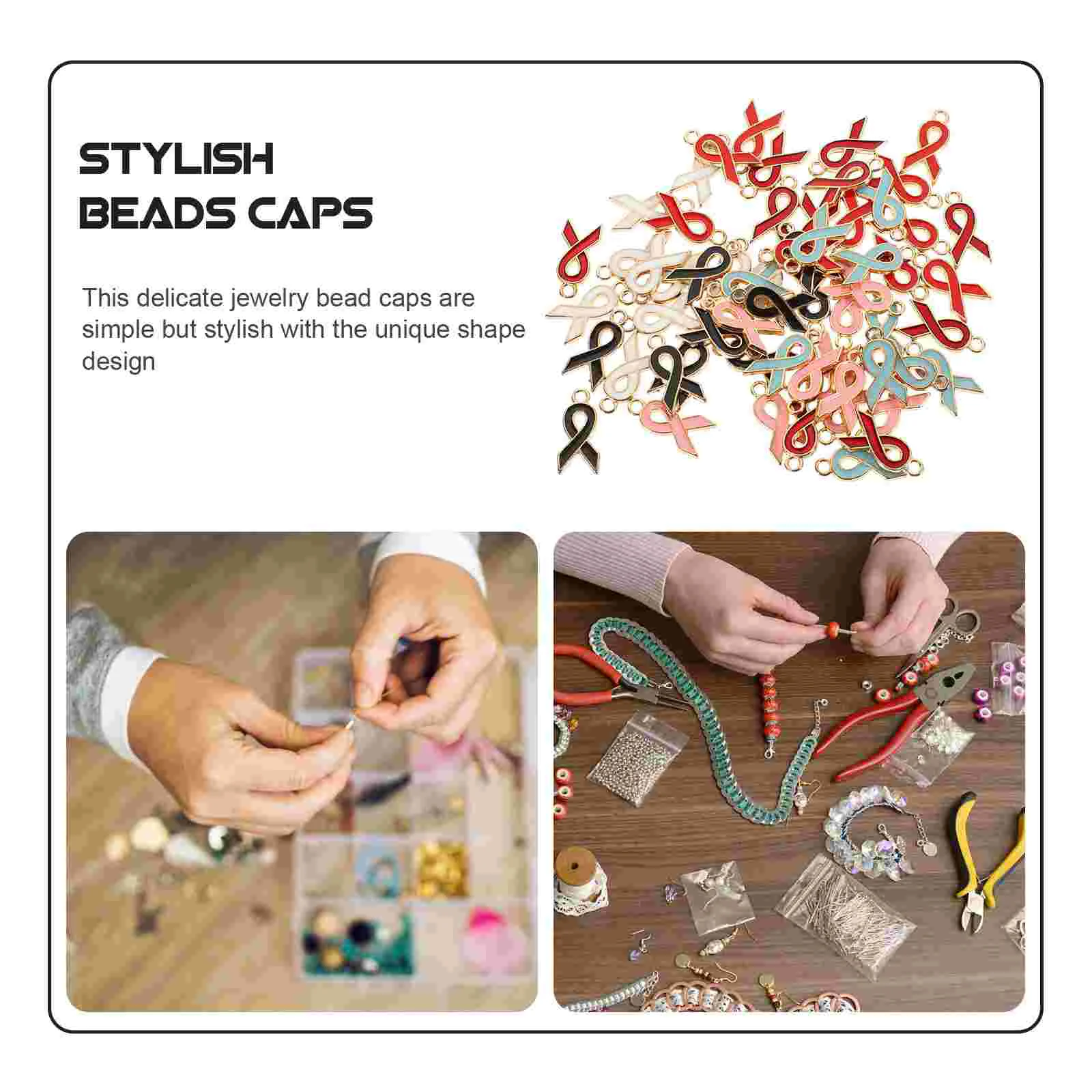 Streamer Pendant Hanging Pendants Charm Ornaments Bracelet Adorable Decors Ribbon-shaped