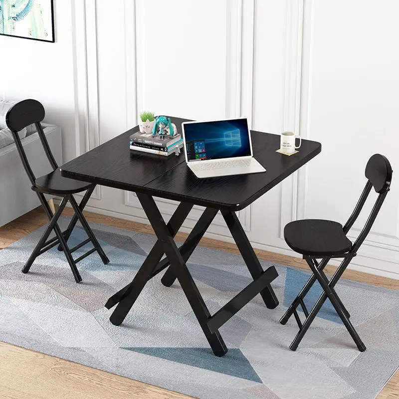 Складной стол маленький квадратный для дома портативный общежития киоска |