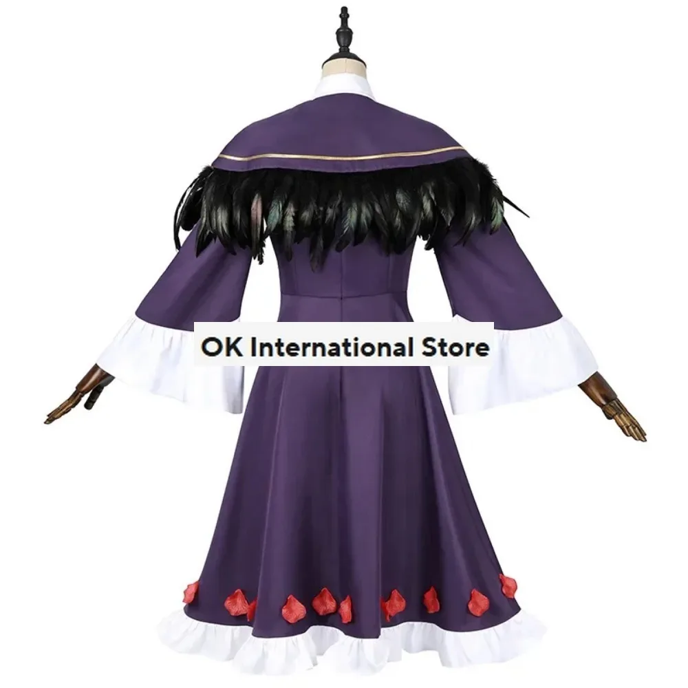 Костюм для косплея Puella Magi Madoka Magica Akemi Homura парик платье юбка Хэллоуина