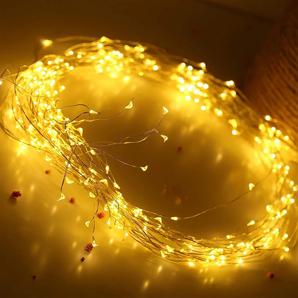 

2M 200LED LED String Lights Fairy Ball Lights LED Household Outdoor Ornament Yard Battery Powered Home Supplies USB Battery Lamp