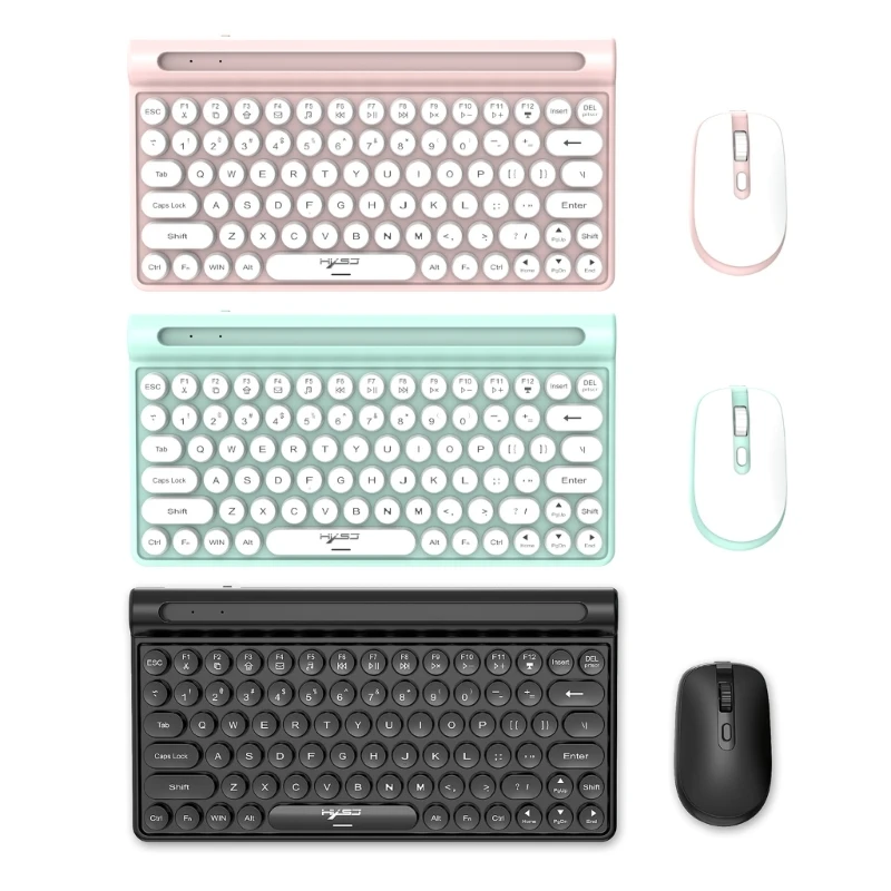 

2.4G Wireless Keyboard and Mouse Protable Mini Keyboard Mouse Combo Set For Notebook Laptop Desktop PC Computer Drop Shipping