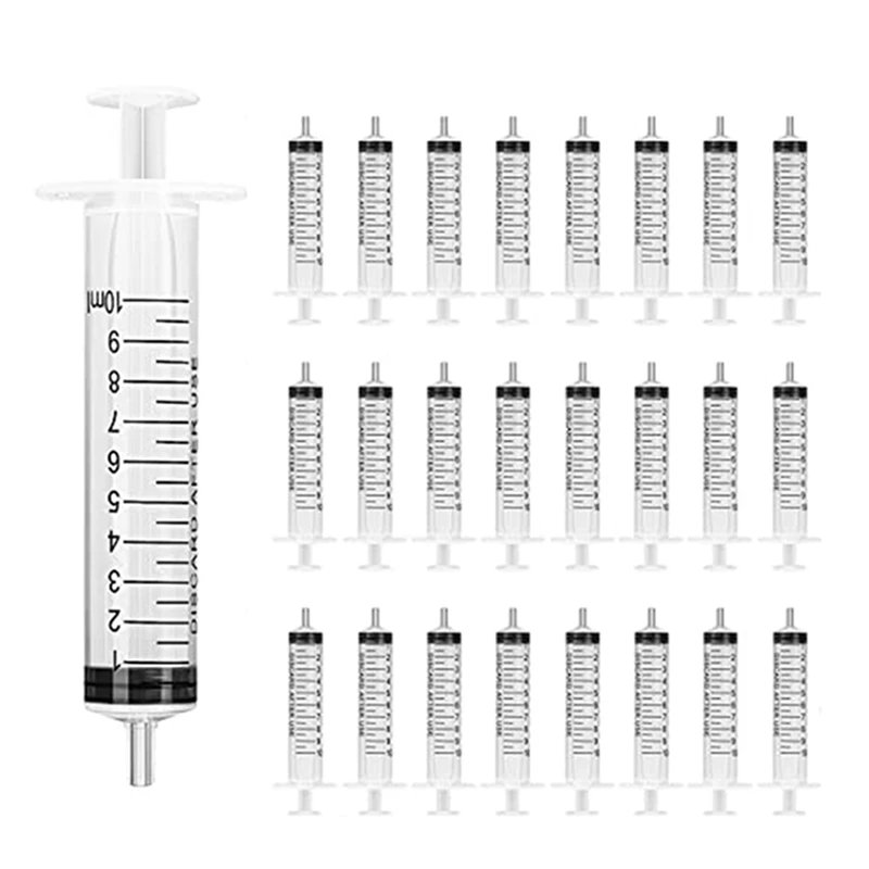 

Пластиковый шприц для научных лабораторий, измерения жидкостей, кормления домашних животных, 40 упаковок, 10 мл/см3
