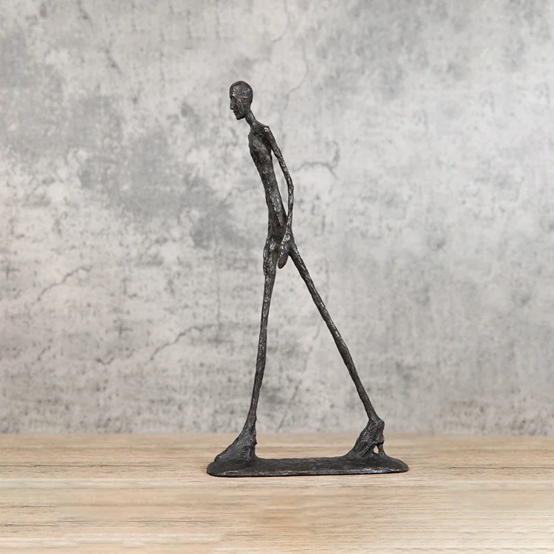 

MGT Giacometti Bronze Sculpture Abstract Home Decoration Accessories Walking Statue Home Decoration Modern Simple Walker