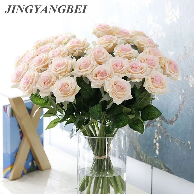 

11pcs/lot New Artificial Flowers Rose Peony Flower Home Decoration Wedding Bridal Bouquet Flower High Quality