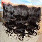 Застежка с волнистыми волосами, предварительно выщипанные, 13x4, кружевные фронтальные перуанские человеческие волосы, застежка с детскими волосами, наращивание, Реми, естественный цвет, 8-24 дюйма