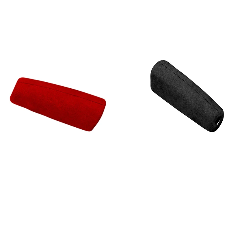 

Turn Fur Suede Car Handbrake Cover Protective Sleeve Tirm Hand Brake Decor For Ford Mustang 2015-2020 Accessories
