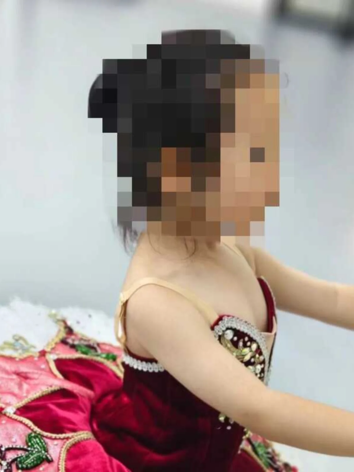 Детское балетное платье с рисунком вишни для девочек балетная пачка детей