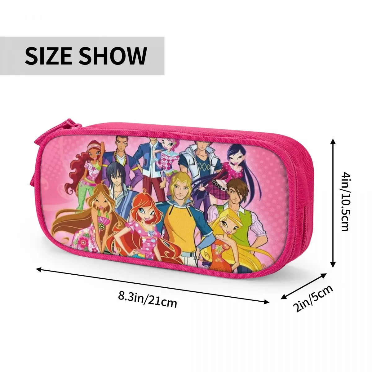 W-Winx Clubs мультяшный пенал новая сказочная красота аниме сумка для ручек девочек и