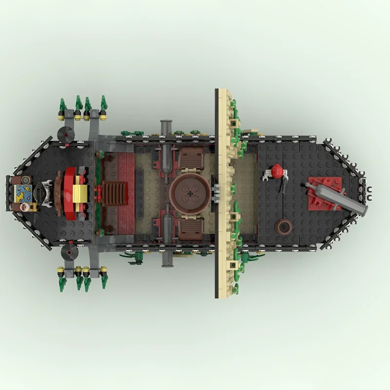 757 шт. Moc Adventure пиратский корабль строительные блоки призрак модель корабля