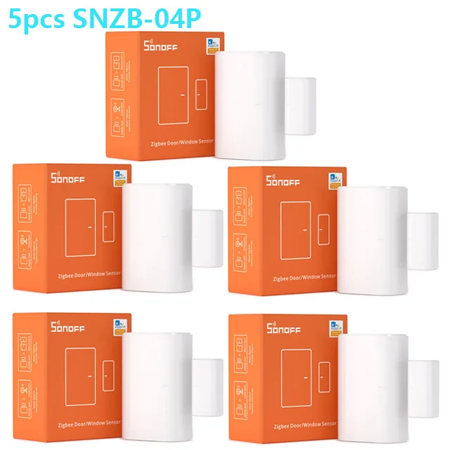 SONOFF ZigBee умный дом SNZB-04/SNZB-04P датчик окна eWeLink приложение оповещение о умном доме детектор безопасности для Google