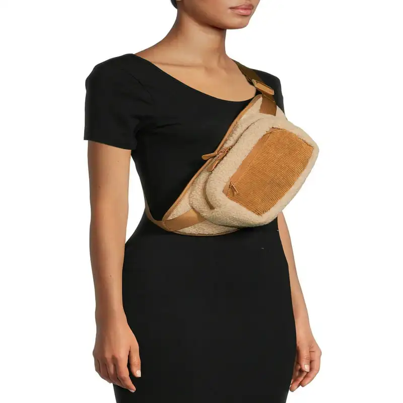 Boho Style Chic Women's Natural Boho Style Hands Free Rectangular Fanny Pack For The Best Outfits.