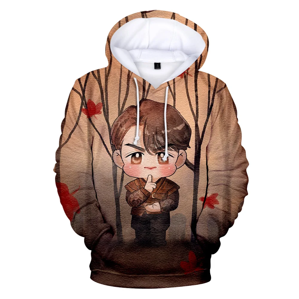 

Толстовка Мужская/Женская с длинным рукавом, в стиле K-POP