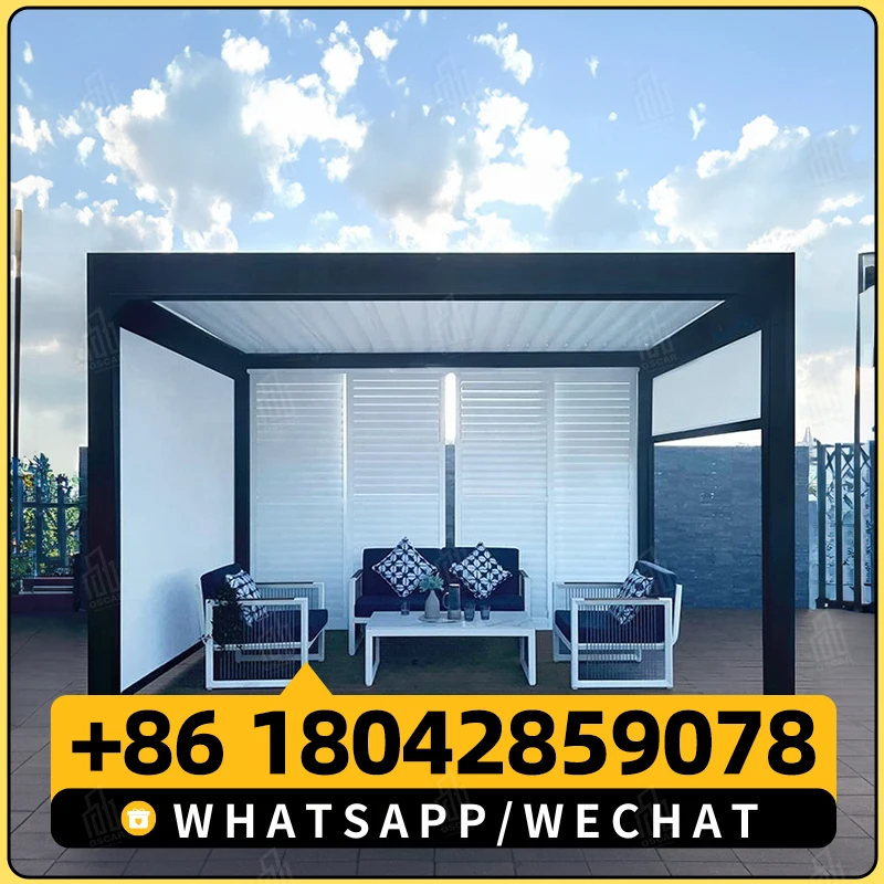 Горячий продукт 2021 сборные домики квадратная трубка дистанционное управление