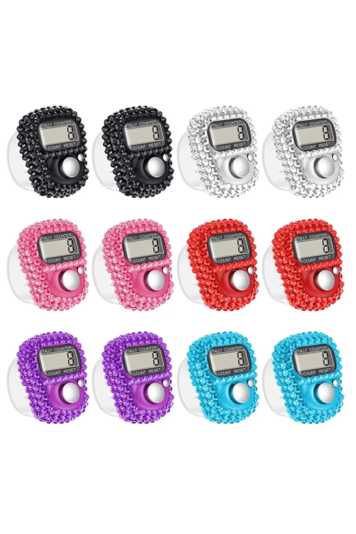 

Digital mixed color zikirmatic rosary other accessory with 10 pcs stone