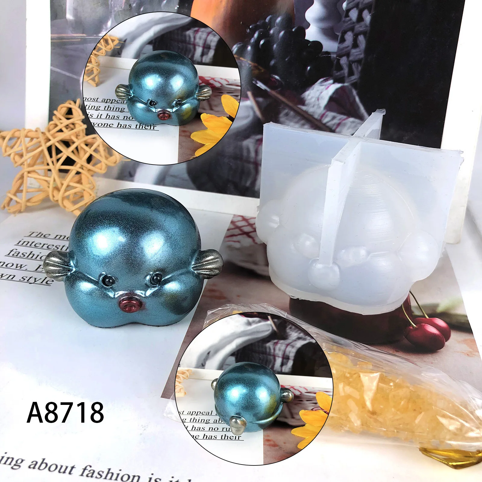 DIY мультяшное украшение для стола, прозрачная капля-клейкая форма, мультяшный пухлый силиконовая форма для украшения