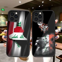 iraqi flag phone case pctpu for iphone apple 12 pro max 11 13 mini 6s 7 8 plus x xs xr shockproof back cover