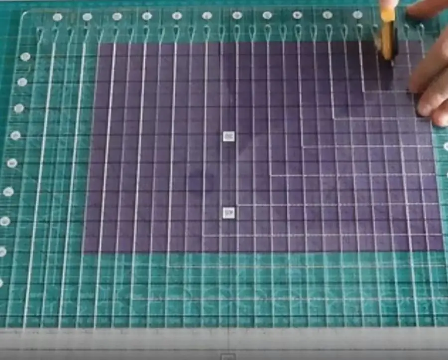 Линейка для шитья шаблон 5 в 1 линейка резки одеяла вырез набор лоскутный DIY |