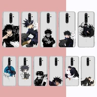 yinuoda anime jujutsu kaisen fushiguro megumi phone case for samsung a51 a52 a71 a12 for redmi 7 9 9a for huawei honor8x