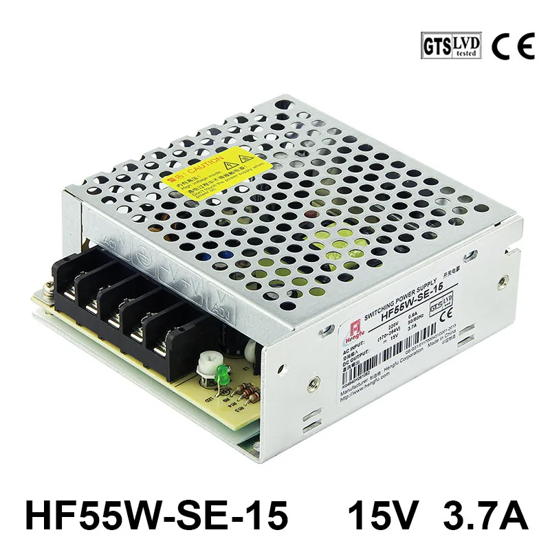 

Original HengFu HF55W-SE-15 Adapter Charger AC 220V Transfer to DC15V 3.7A Switching Power