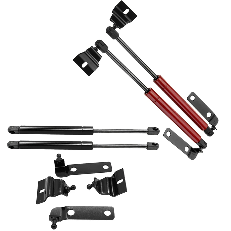 

Front Engine Cover Bonnet Hood Shock Lift Strut Bars Support Rod Arm Gas Hydraulic Parts For Toyota Hilux Vigo SR5 05-12 Red