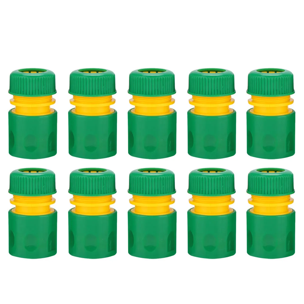 

10Pcs 1/2" Garden Tap Water Hose Pipe Quick Connectors Irrigations Thread Joint System
