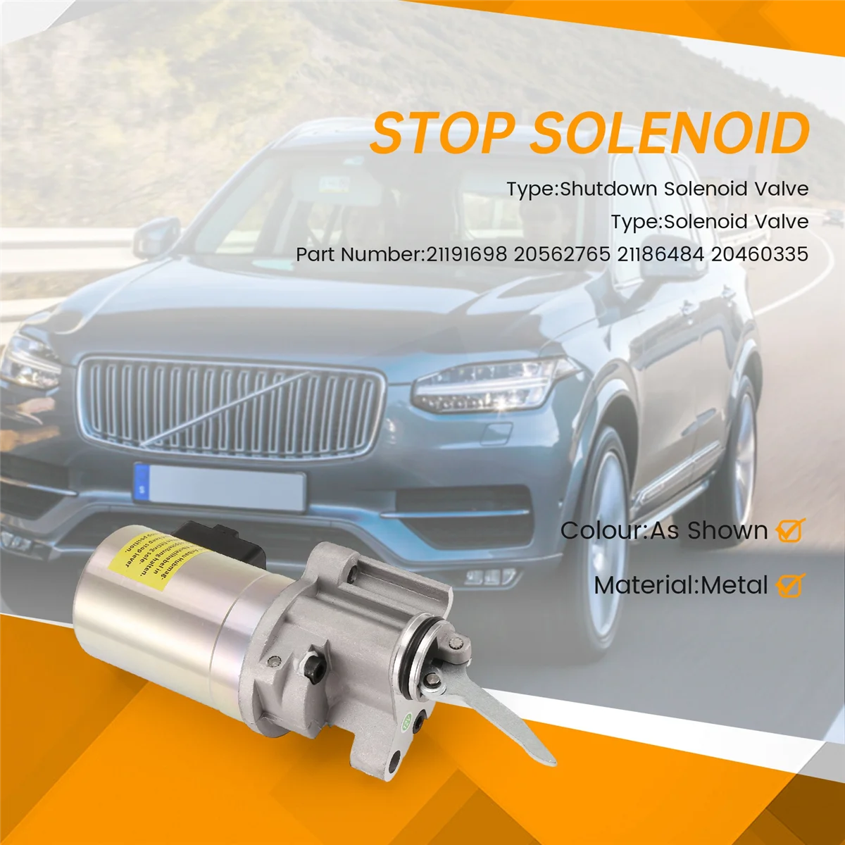 Электромагнитный клапан для Volvo D5D BL60 BL61 BL70 BL71 BL61B BL71B BL60B BL70B P4370B новинка 21191698 12 В