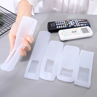 4 styles dust protect storage bag portable silicone air condition control case tv remote control cover transparent case