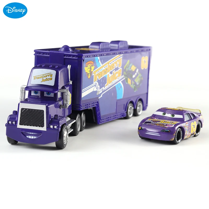 Disney Pixar Racing 3 игрушка Молния Маккуин Джексон шторм Майк дядюшка грузовик 1:43 модель