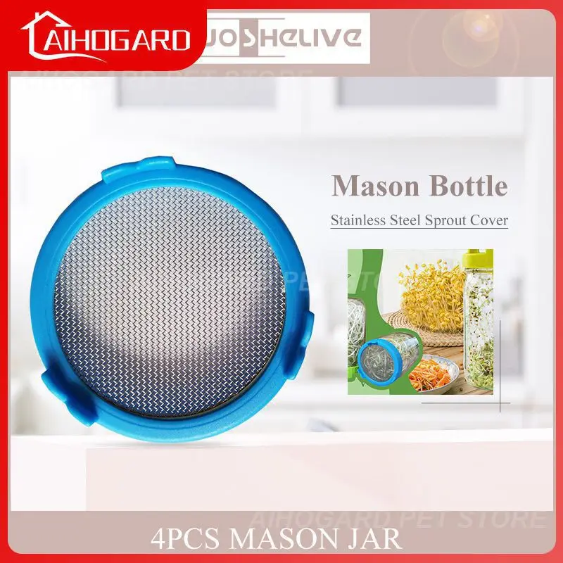 

Mason Jar Sprouting Lid Wide Mouth Plastic Mason Cup Large Mason Bottle Seed Sprouting Lid