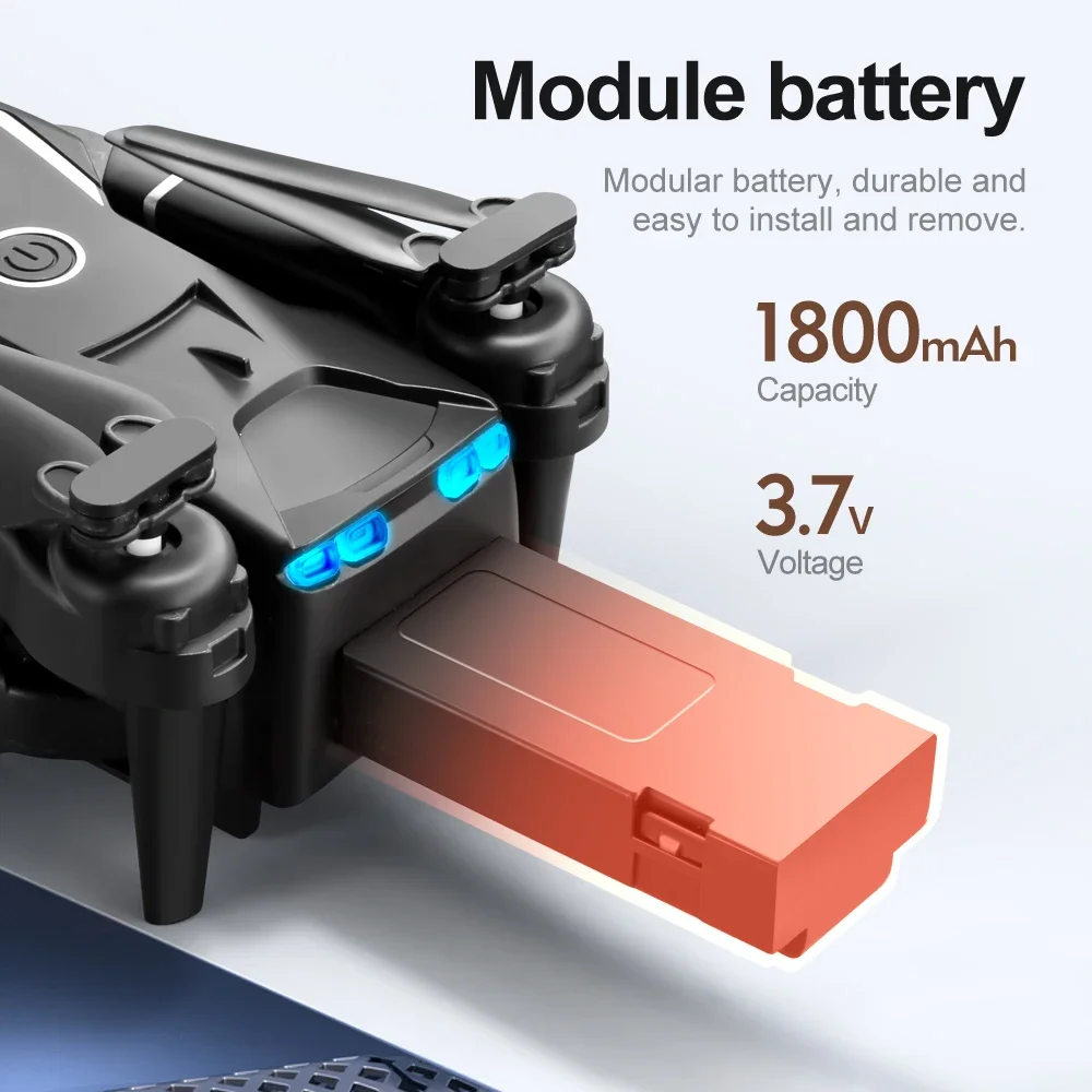 Оригинальный V88 Mini Dron 8K профессиональный HD аккумулятор 3 7 В 1800 мАч для RC Qudcopter