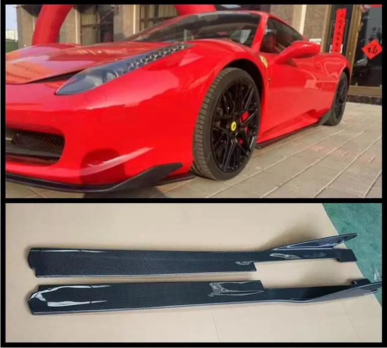 

Комплект боковых удлинителей из углеродного волокна для Ferrari 458 2011 2012 2013 2014 Vorst Style