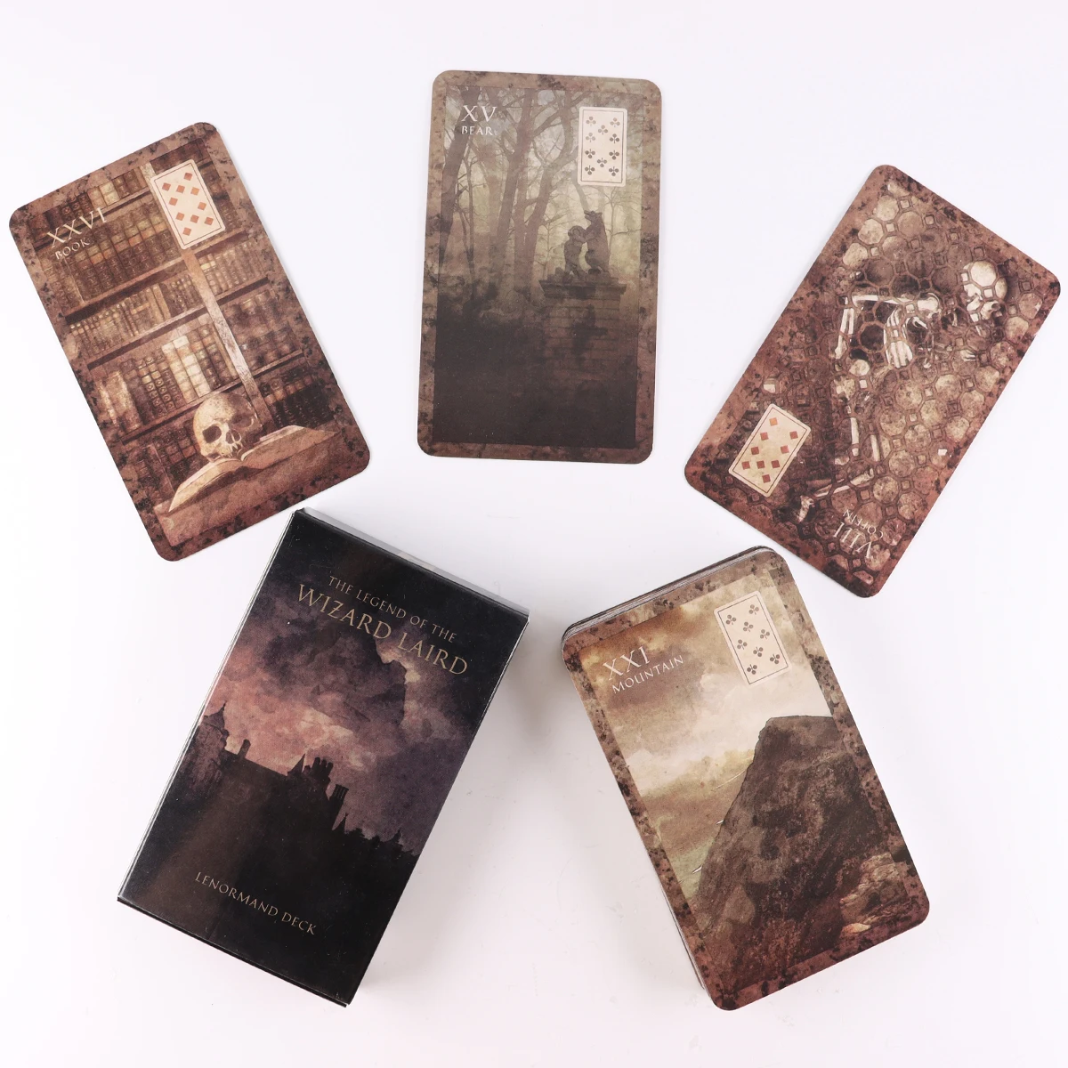 

38 Pcs The Legend Of The Wizard Laird Lenormand Tarot Cards Deck Board Game Card Game Table Game Gift Fortune-telling Oracle