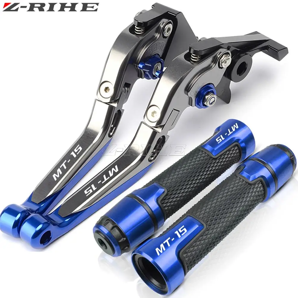 

Motorcycle For YAMAHA MT15 MT 15 MSLAZ Z150 2005-2019 2018 2017 2016 CNC aluminum Brake Clutch Lever+22MM Handle Grips Handlebar