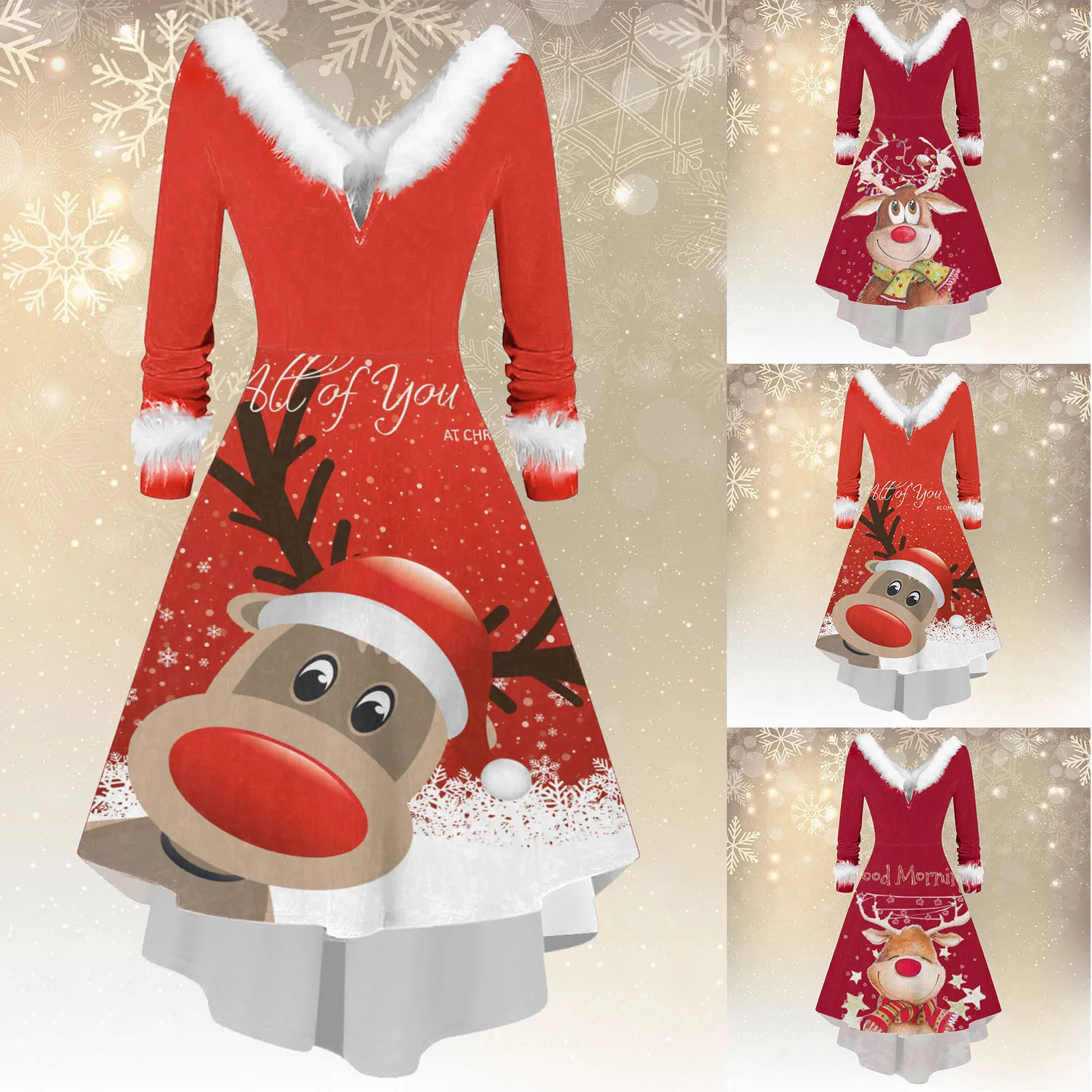 

Винтажное шифоновое платье с V-образным вырезом, V-образным вырезом