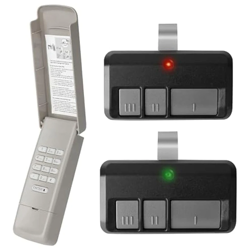 877MAX Garage Door Keypad With 2Pack 893MAX Opener Remote Replacement Parts Fit For Since 1993
