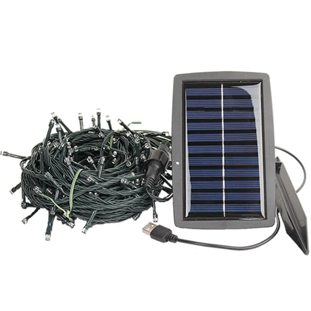 

500LED Solar Powered Fairy Lights Garden Christmas Party Outdoor Indoor