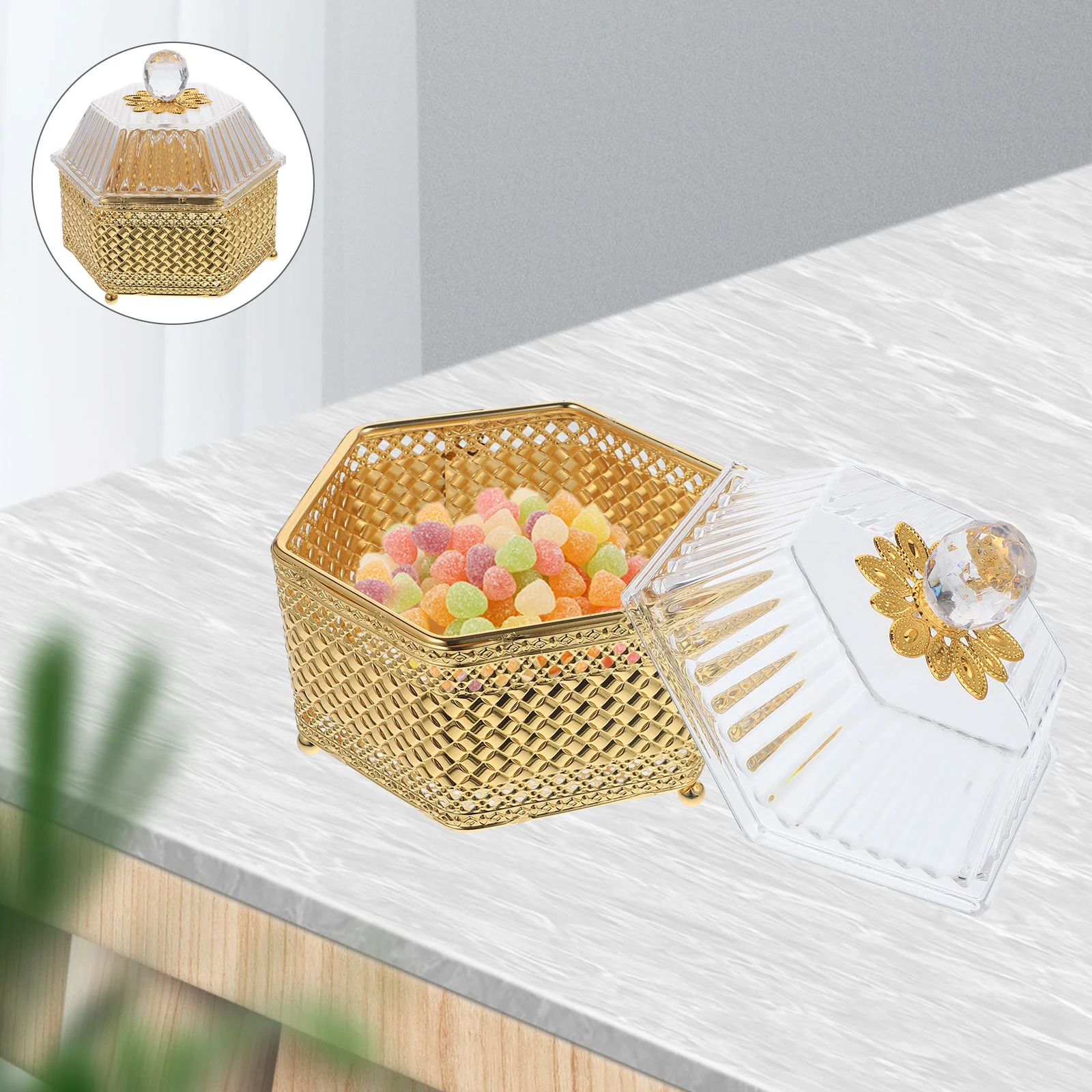 Дворцовый стиль сахарная чашка контейнеры для закусок украшение банка хранения