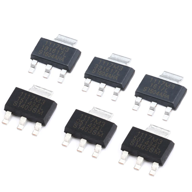 100PCS SPX1117M3  SPX1117M3-L-1.5/1.8/2.5/3.3/5.0/ADJ SOT223 package linear regulator chip