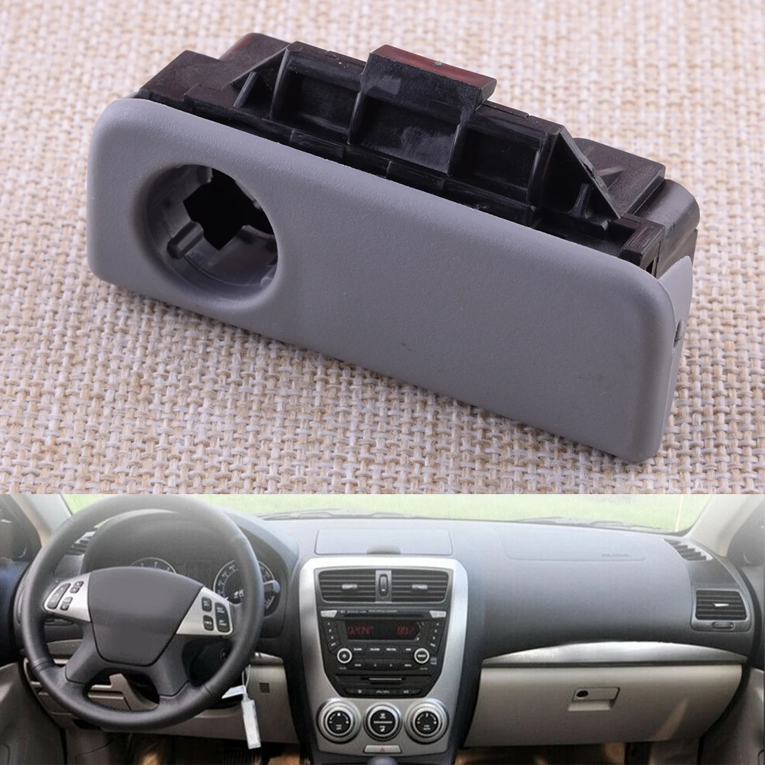 

55506-AE010 Car Gray Glove Box Compartment Lock Latch Handle Plastic Fit for Toyota Sienna 2004 2005 2006 2007 2008 2009 2010