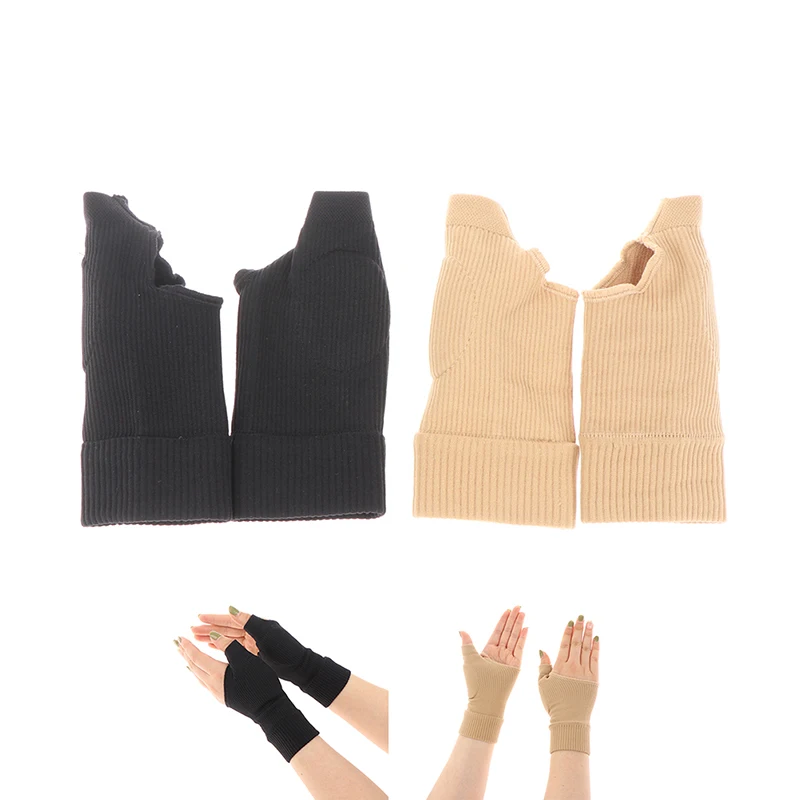 

1 Pair Thumb Hand Wrist Support Therapy Gloves Silicone Gel Filled Arthritis Joint Sprains Compression Braces Supports Corrector