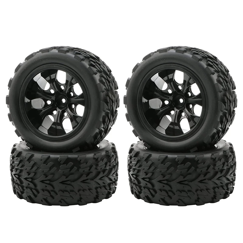 

4PCS 120MM 1/10 Monster Truck Rubber Tire Tyres 12Mm Wheel Hex For Traxxas Arrma Redcat HSP HPI Tamiya Kyosho RC Car