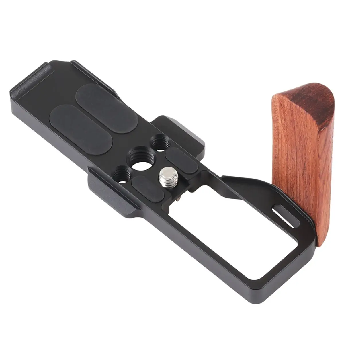 Фото Кронштейн-держатель Hand Grip L Bracket для камер IV GRIV GR4 с быстросъемной пластиной MDFen, алюминиевый сплав + дерево №1