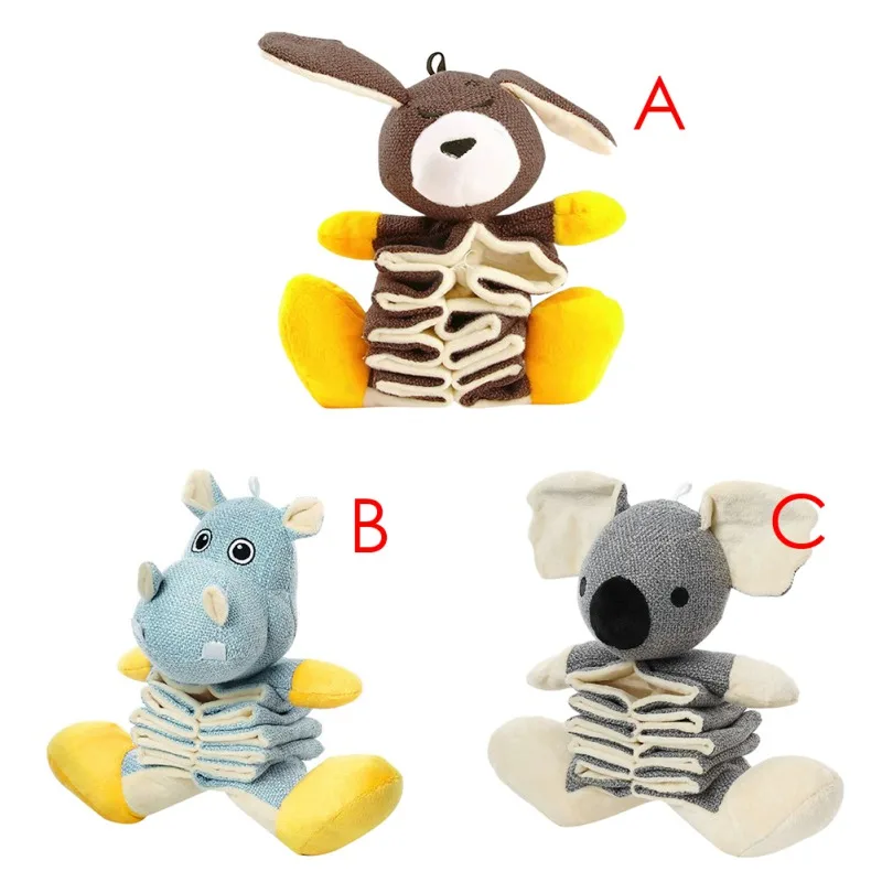 Плюшевая игрушка для собак жевательное животное кенгуру коала устойчивая к