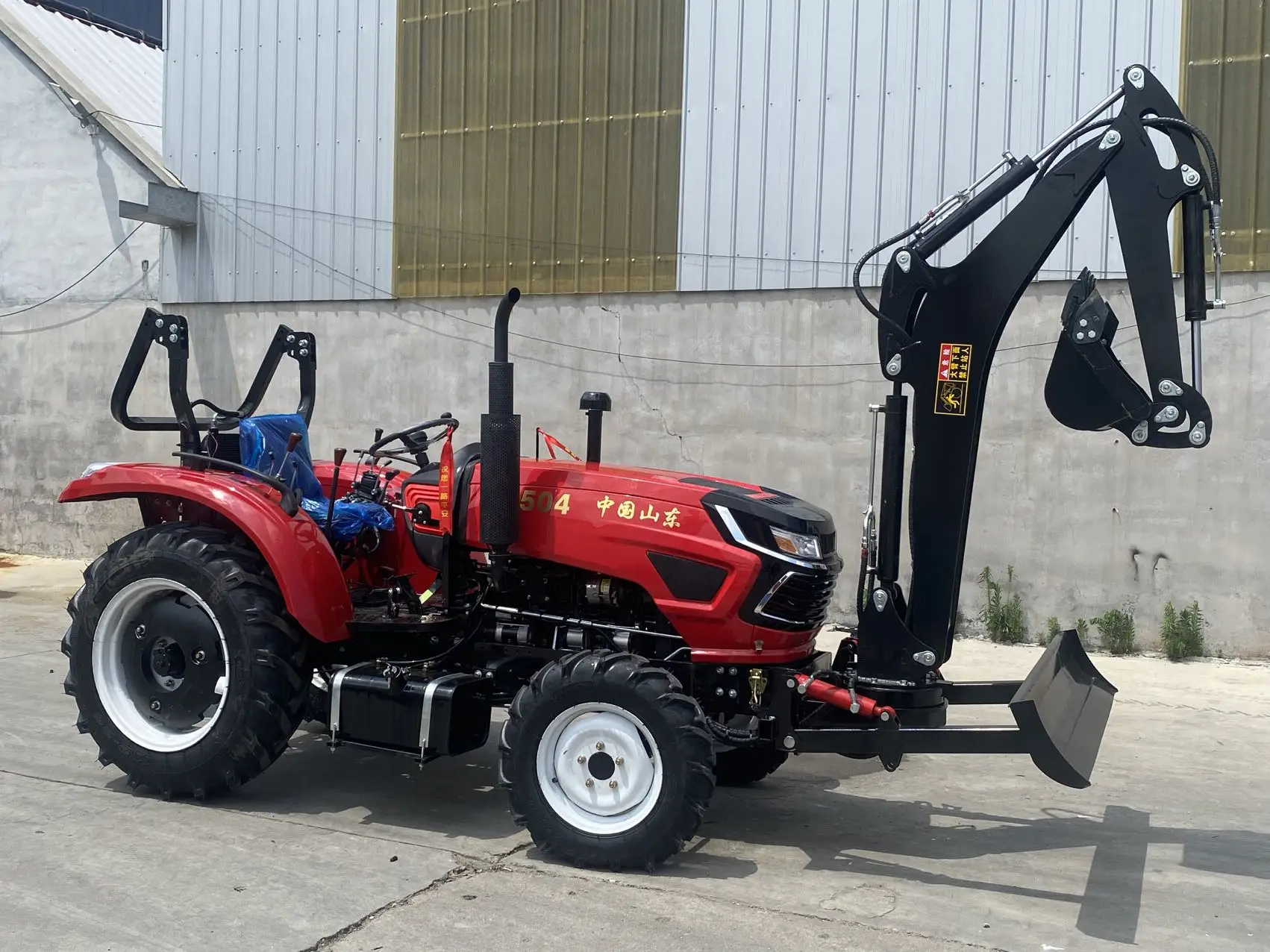Многофункциональный садовый трактор 60 л.с. 4WD, компактный сельскохозяйственный трактор для фермы (art.: 3920da58da412) - 3920da58da412